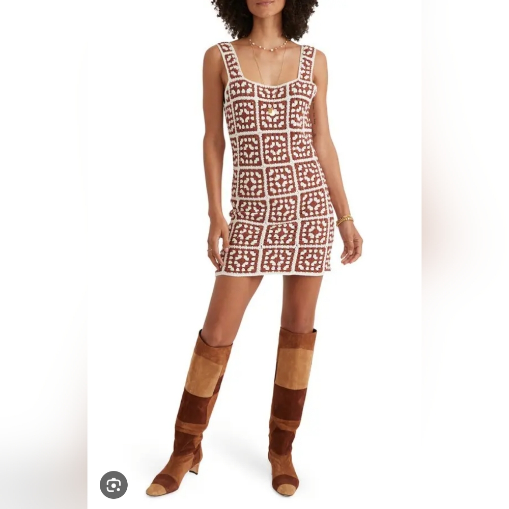 NWOT Willow & Wind Crotchet Women's Mini Dress Size XS
